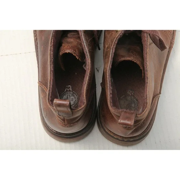 Dr. Martens Reed Boots Mens Size 13 Brown Leather Lace Up Chukka - Picture 14 of 15